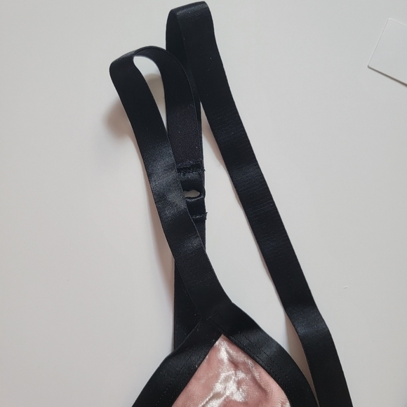 Cosabella Bisou Mandorla Crushed Velvet Bralette New Size M - Picture 5 of 11